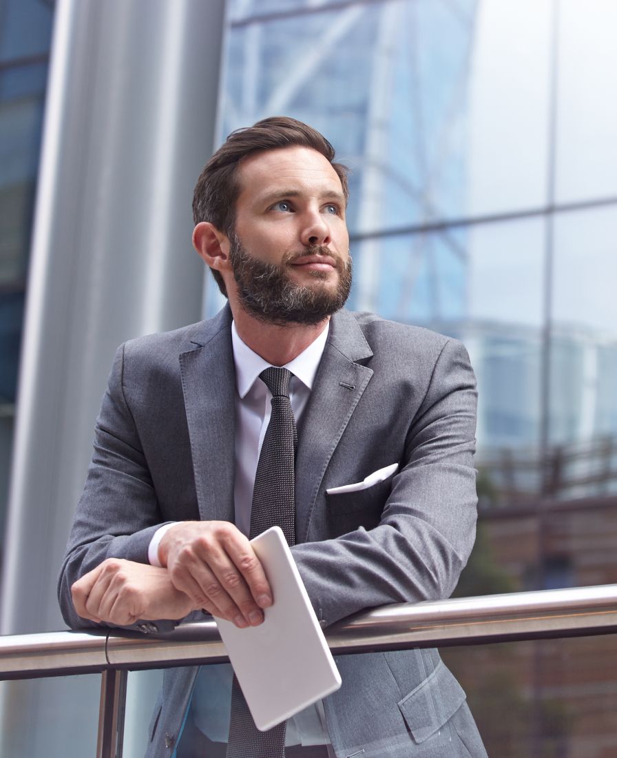 portrait of businessman