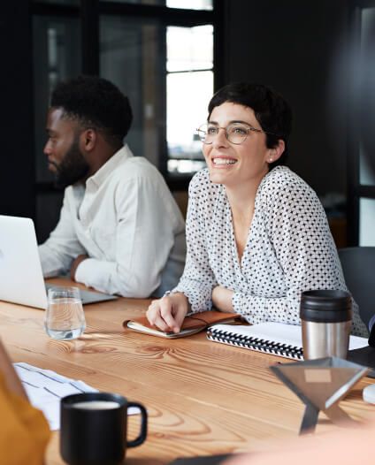 People in a meeting